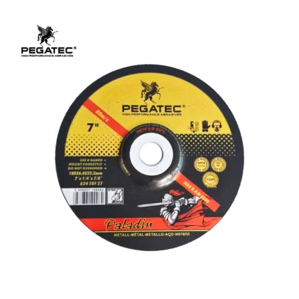 DISCO DE DESBASTE METAL 7" 180x6.0x22.23